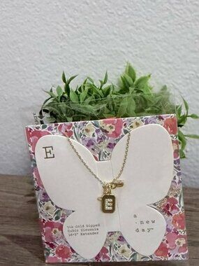 A New Day Gold Necklace with Pendant
